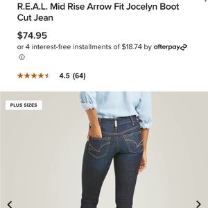 REAL ARIAT WOMENS JEANS